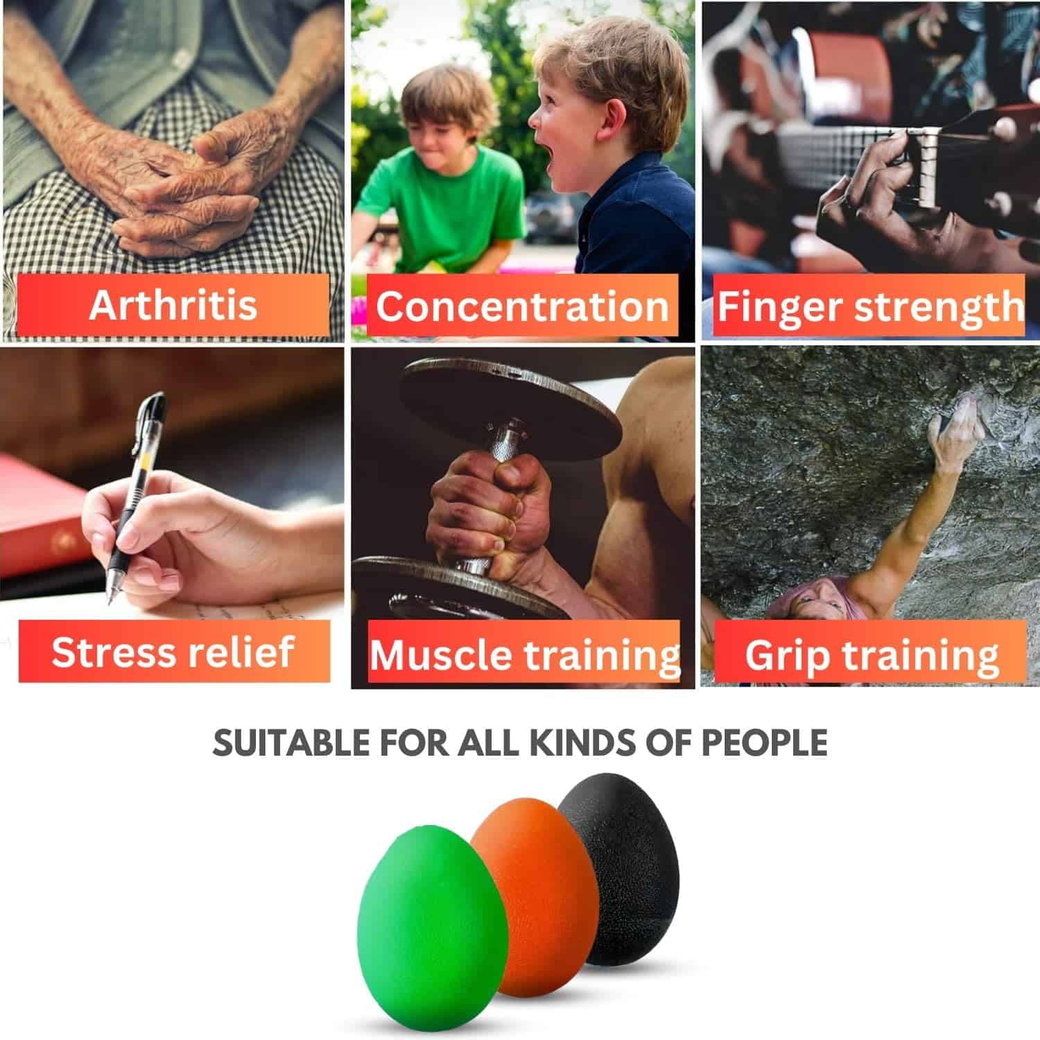 Pelotas Anti-Estrés The Friendly Swede para Adultos - Juego - Imagen 7