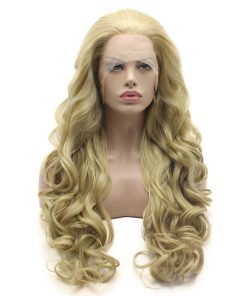 Pelucas Largas Onduladas Lushy de 26 pulgadas Mezcla Rubia