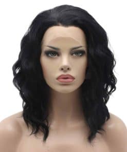 Pelucas de Encaje Frontal Sintético Lushy Hair Corto