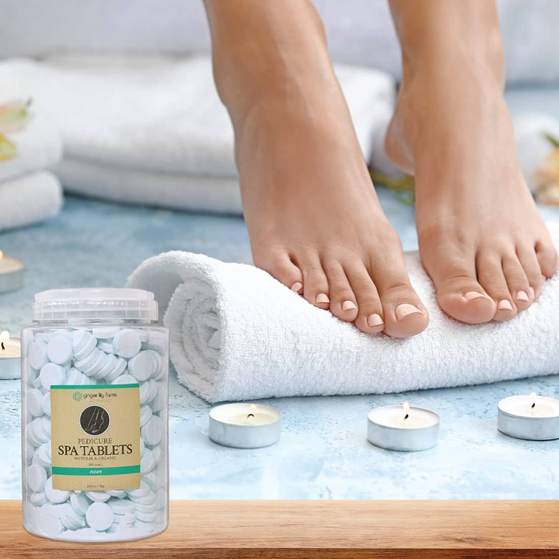 Tabletas de Spa de Pedicura Ginger Lily Farms Botanicals, - Imagen 6