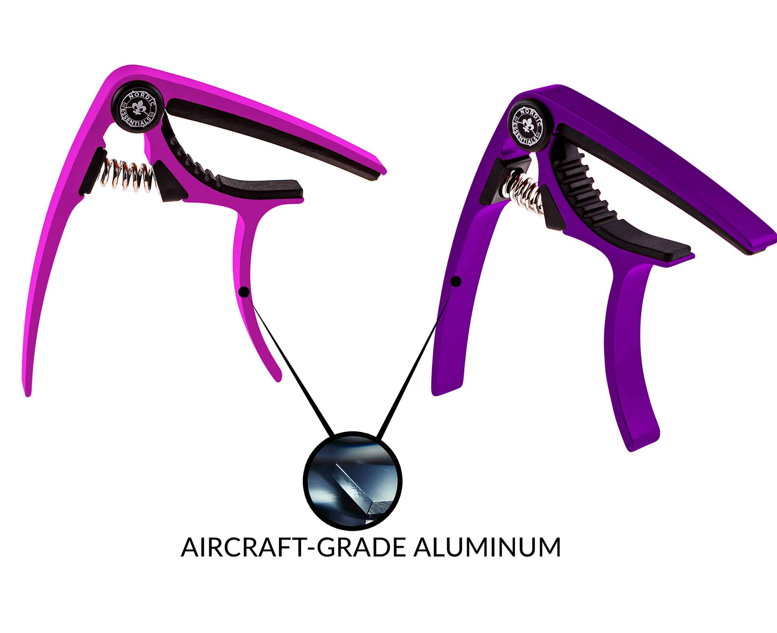 Capo de Guitarra (Paquete de 2) para Guitarras Acústicas, - Imagen 4