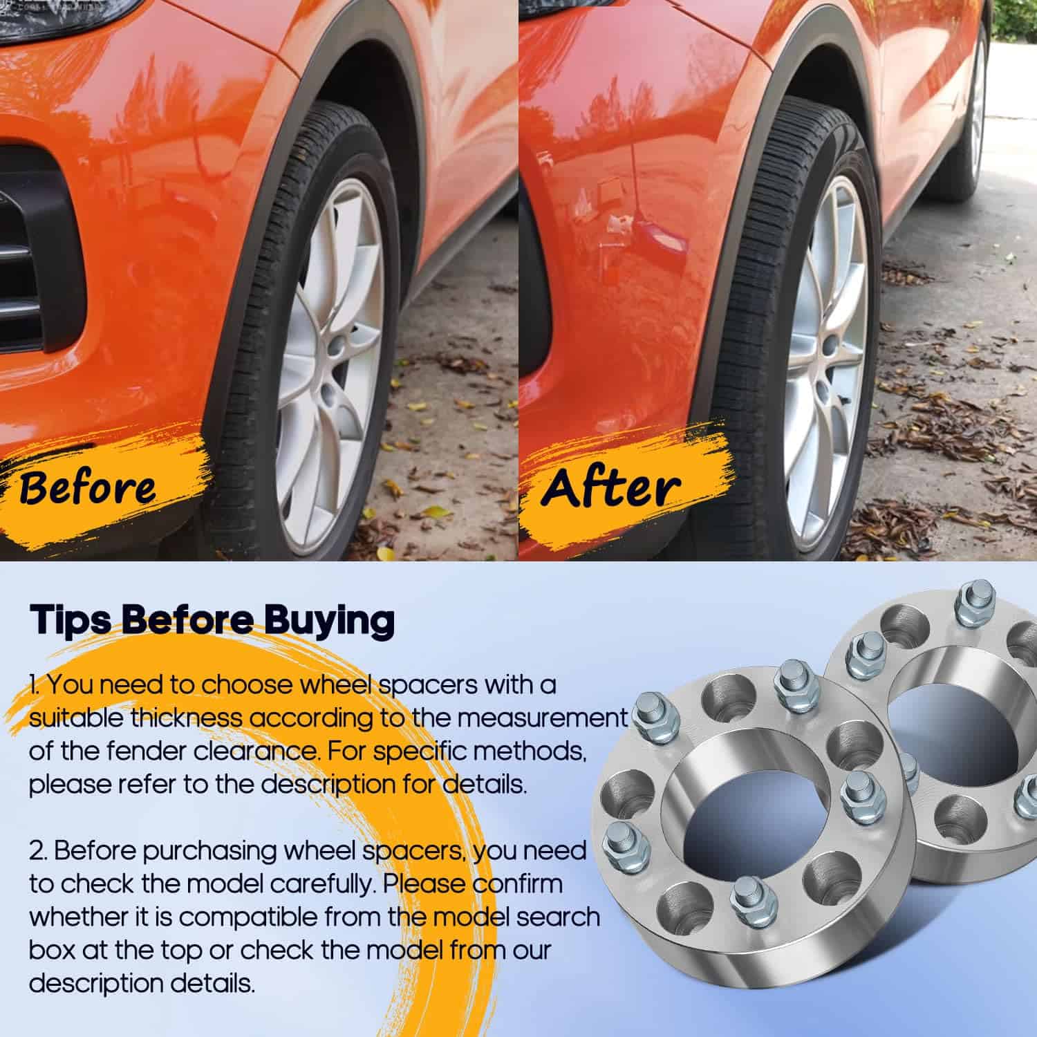 Espaciadores de Rueda OCPTY 5x5 a 5x5 para Astro para - Imagen 8