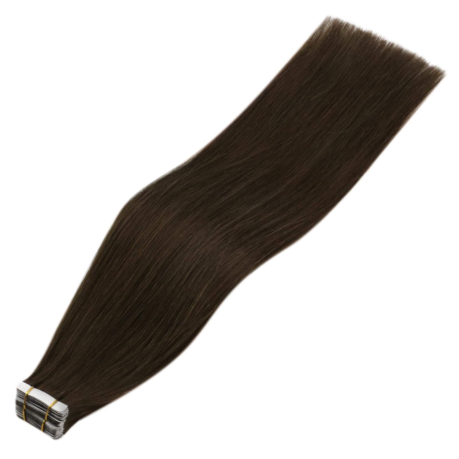 Extensiones de Cabello Tape in de Pelo -Marrón Remy-Pure - Imagen 8