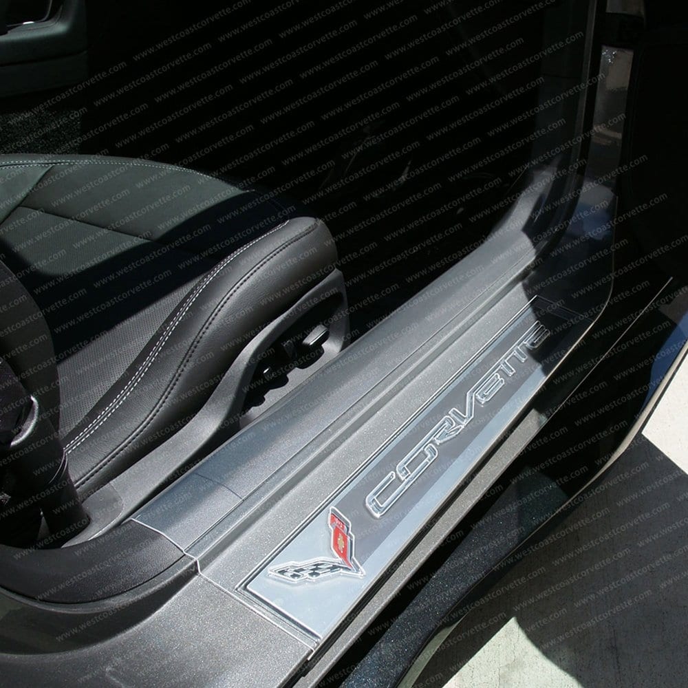 Protector de Umbrales de Puerta Transparente para Corvette: - Imagen 6