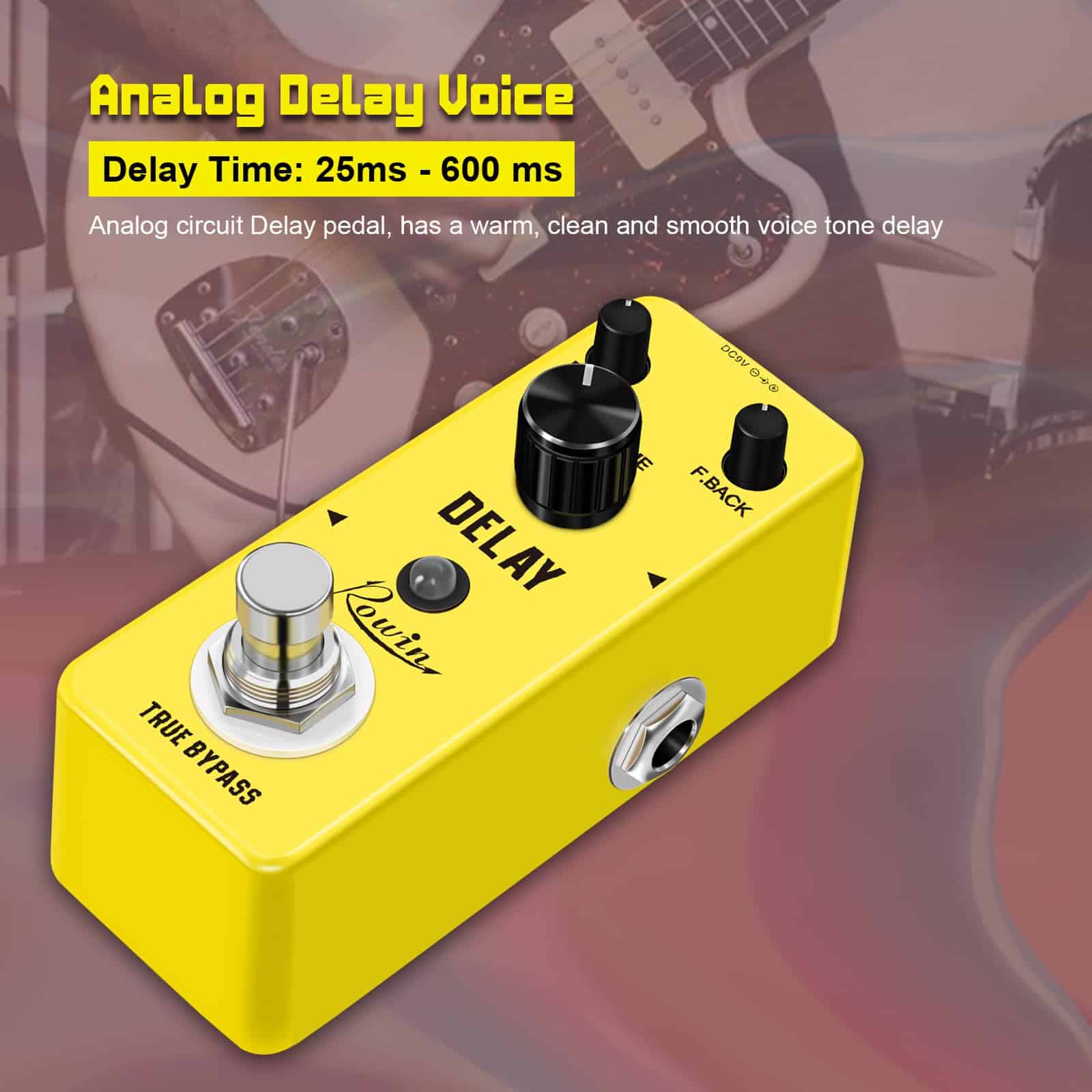 Pedal de Efecto de Retraso Analógico Vintage para Guitarra - Imagen 3