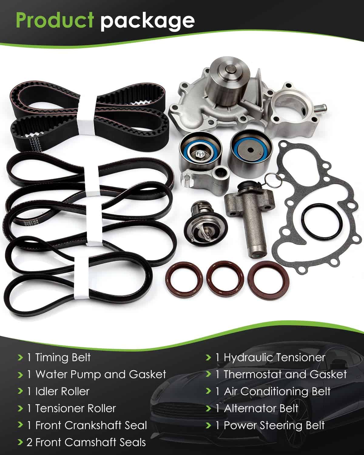 Kit de Correa de Distribución del Motor SCITOO 13540-621 - Imagen 4