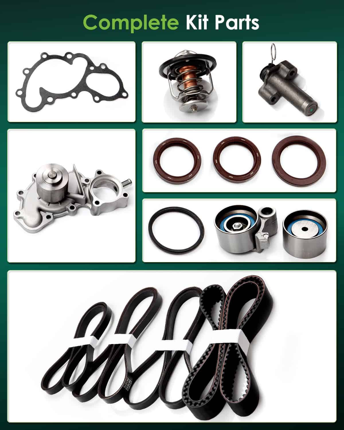 Kit de Correa de Distribución del Motor SCITOO 13540-621 - Imagen 5
