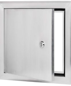 Puerta de Acceso Universal de Aluminio Serie -Plata