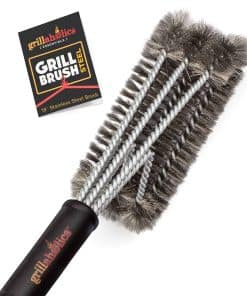 Cepillo de Grill de Acero Grillaholics Essentials - Triple