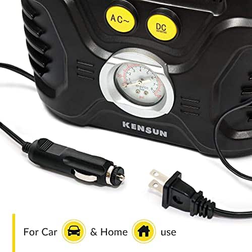 Compresor de Aire Portátil Kensun para Coche 12V DC y Hogar - Imagen 4