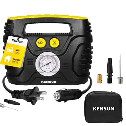 Compresor de Aire Portátil Kensun para Coche 12V DC y Hogar