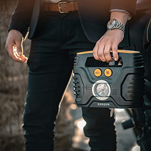 Compresor de Aire Portátil Kensun para Coche 12V DC y Hogar - Imagen 5