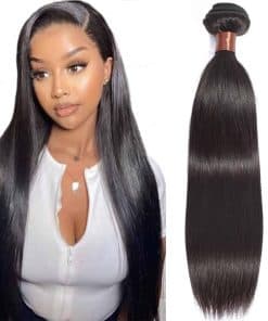 BLACKMOON HAIR Extensiones de Cabello Liso de un Solo