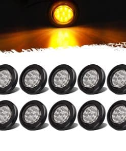 Partsam 10x 2 Luces de marcador laterales LED ámbar