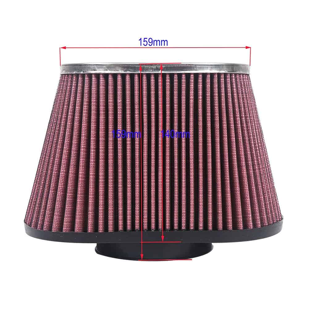 Filtro de aire de alto rendimiento universal con abrazadera - Imagen 4