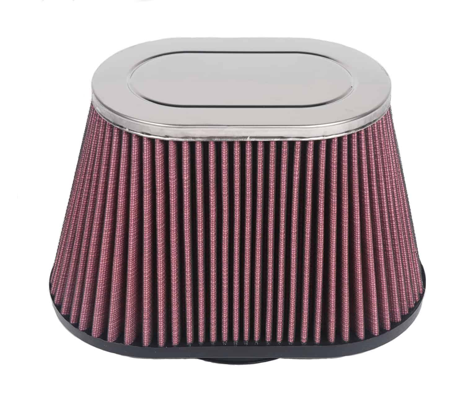 Filtro de aire de alto rendimiento universal con abrazadera