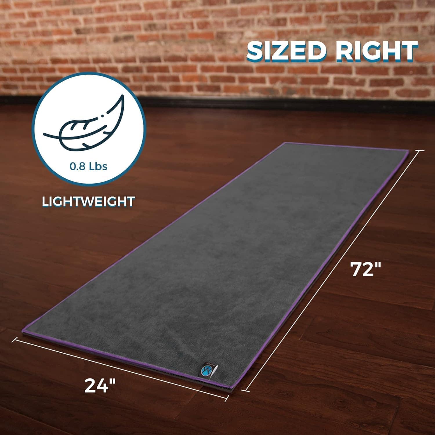 Toalla de Yoga de Microfibra Youphoria - Toalla para - Imagen 9