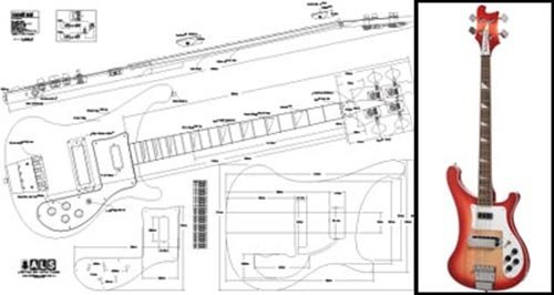 Plan de Bajo Tokai Rebelrocker - Impresión a Escala Completa