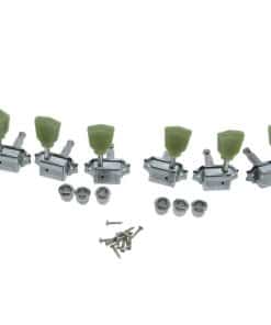 Wilkinson Cromo con Botones Verdes 3x3 Deluxe Vintage