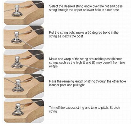 Clavijas de afinación Wilkinson Chrome E-Z LOK para - Imagen 7