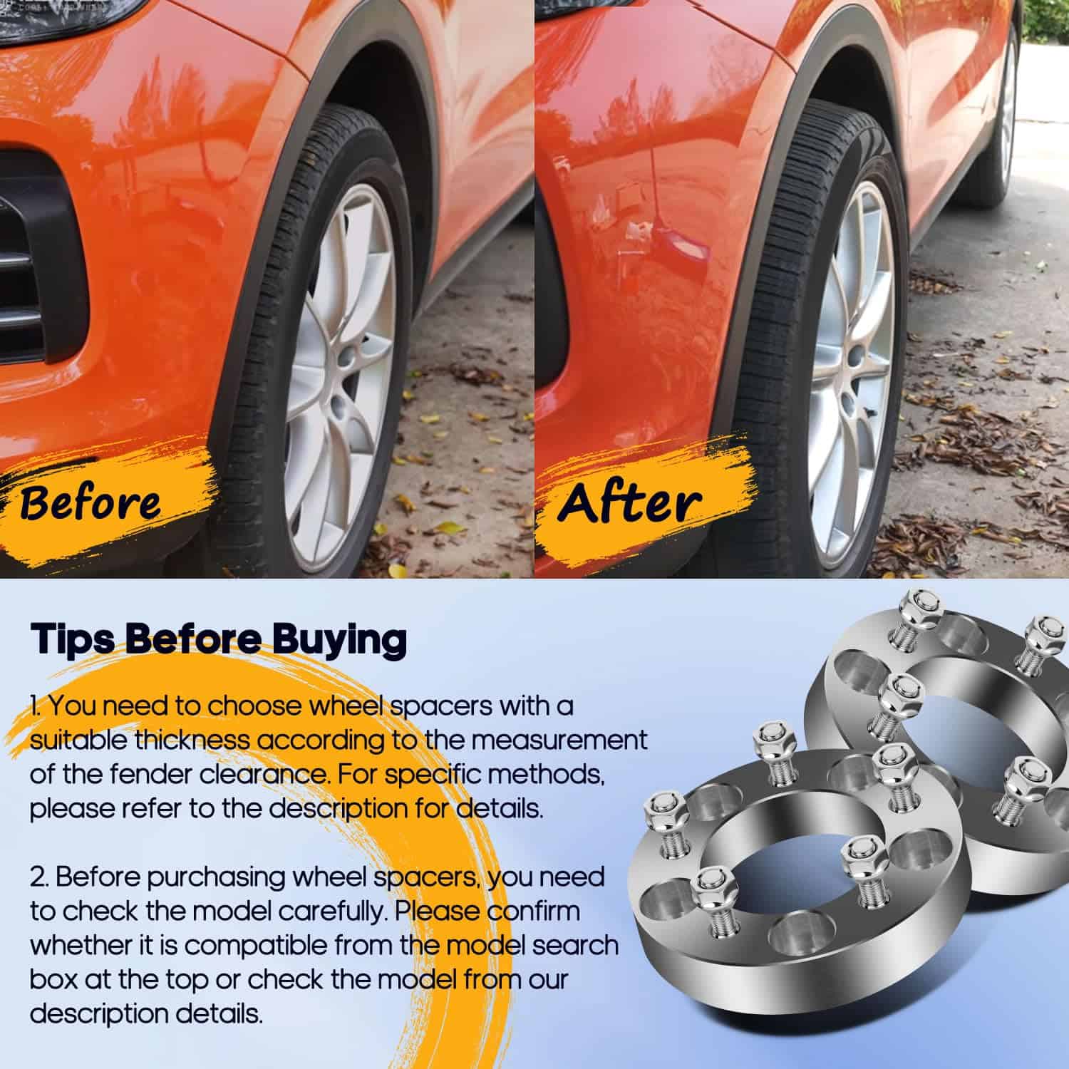 Adaptadores de Rueda OCPTY 5 Lug 5x4.75 a 5x4.5 1.25" - Imagen 8