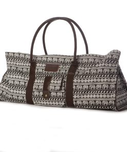 Bolso de Tela Estampado para Transportar Tapete de Yoga de