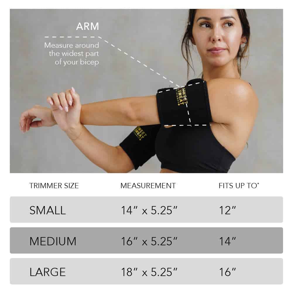 Recortadores de brazos Sweet Sweat para hombres y mujeres. - Imagen 5