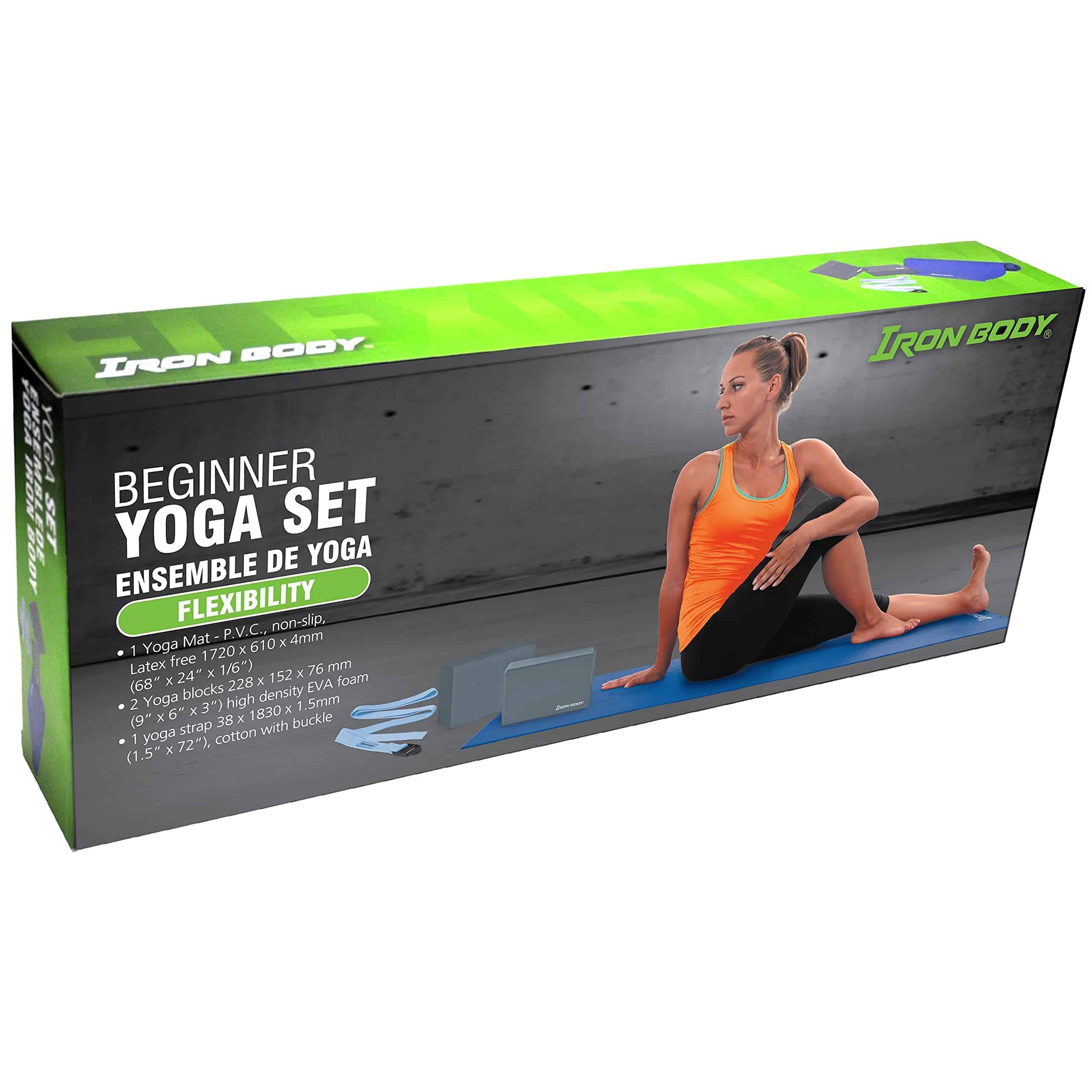 Set de Yoga de 4 Piezas IBF Iron Body Fitness, Incluye - Imagen 8