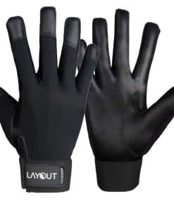 Guantes de Ultimate Frisbee Layout - -Negro