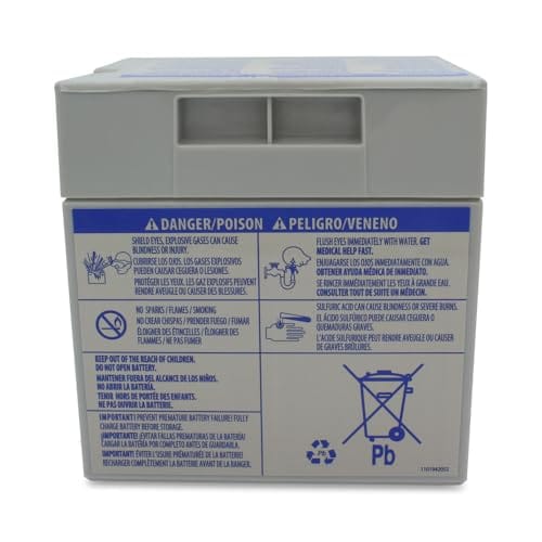 Batería recargable Power Wheels 12V Gray Top, 9.5Ah - - Imagen 5