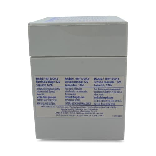 Batería recargable Power Wheels 12V Gray Top, 9.5Ah - - Imagen 6