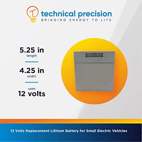 Batería recargable Power Wheels 12V Gray Top, 9.5Ah - - Imagen 9
