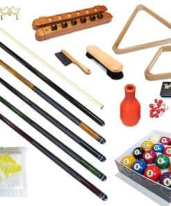 Mesa de Billar - Kit de Accesorios Premium de 32 Piezas