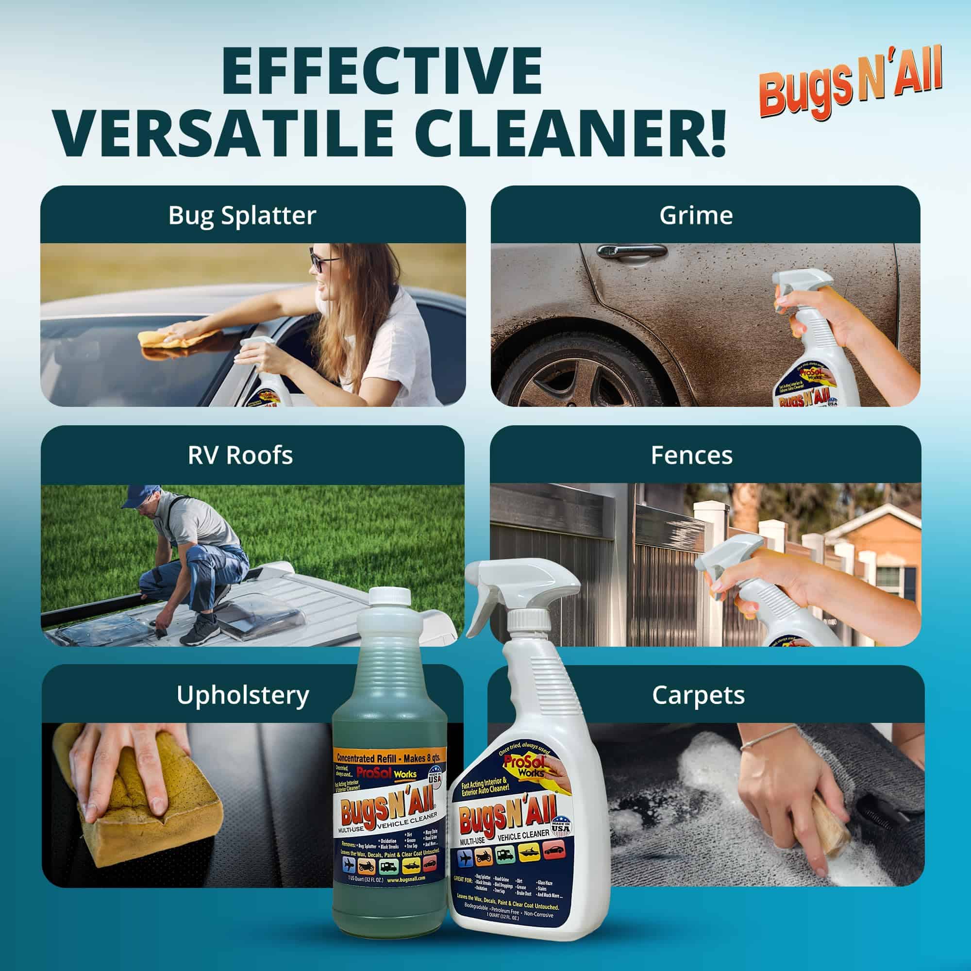 Limpiador y desengrasante multiusos Bugs N All - - Imagen 5