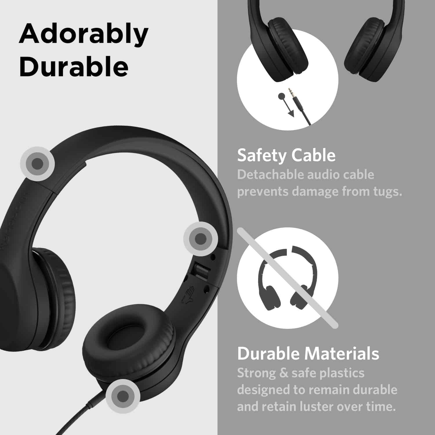 Auriculares con cable para niños LilGadgets Connect+ para - Imagen 4