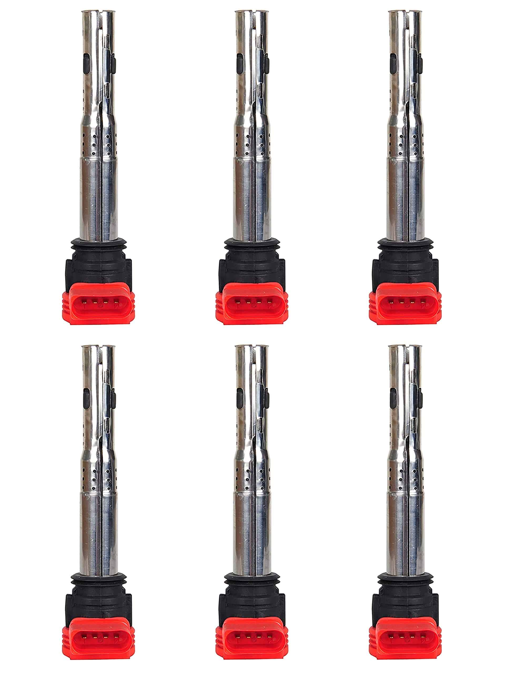 Juego de 6 Bobinas de Encendido UF529 Compatible con Audi
