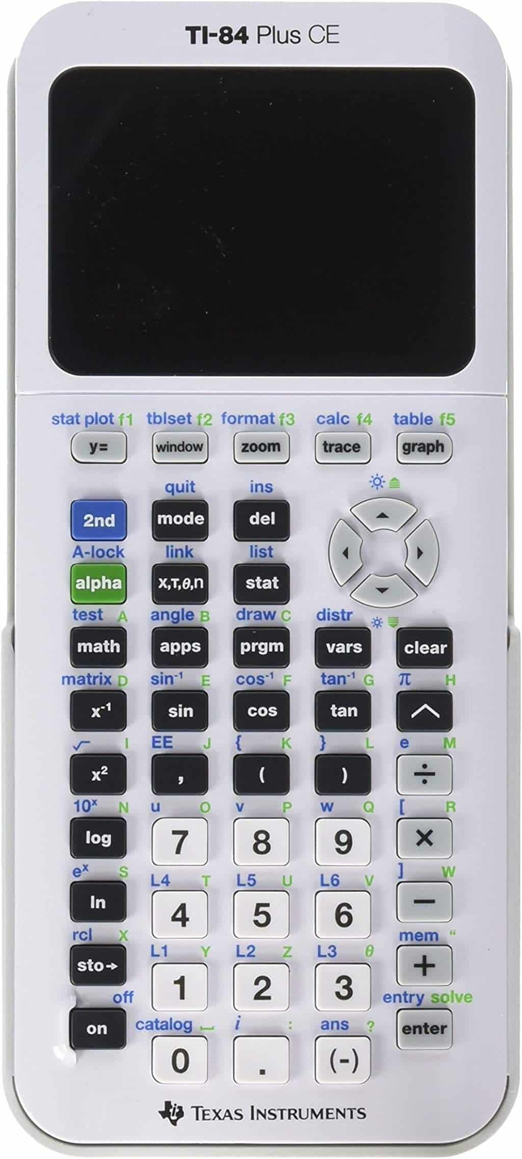 Calculadora gráfica Texas Instruments TI-84 Plus CE, Blanco