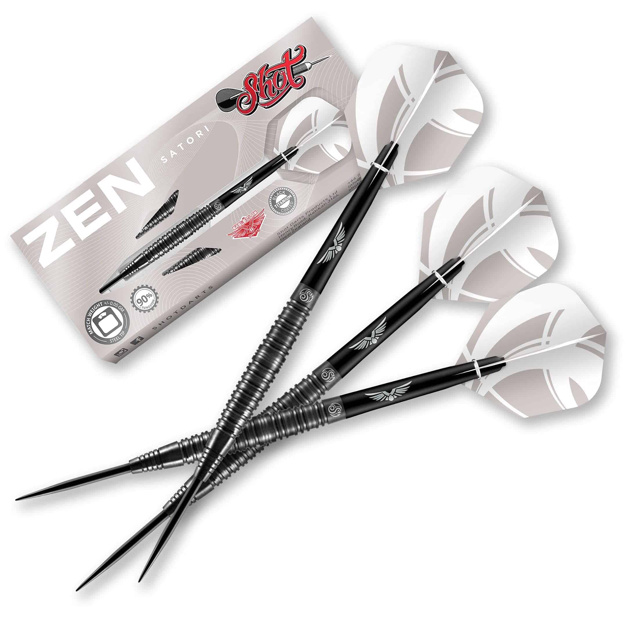 Dardos de Punta de Acero Shot, Zen Satori (22g/24g/25g),