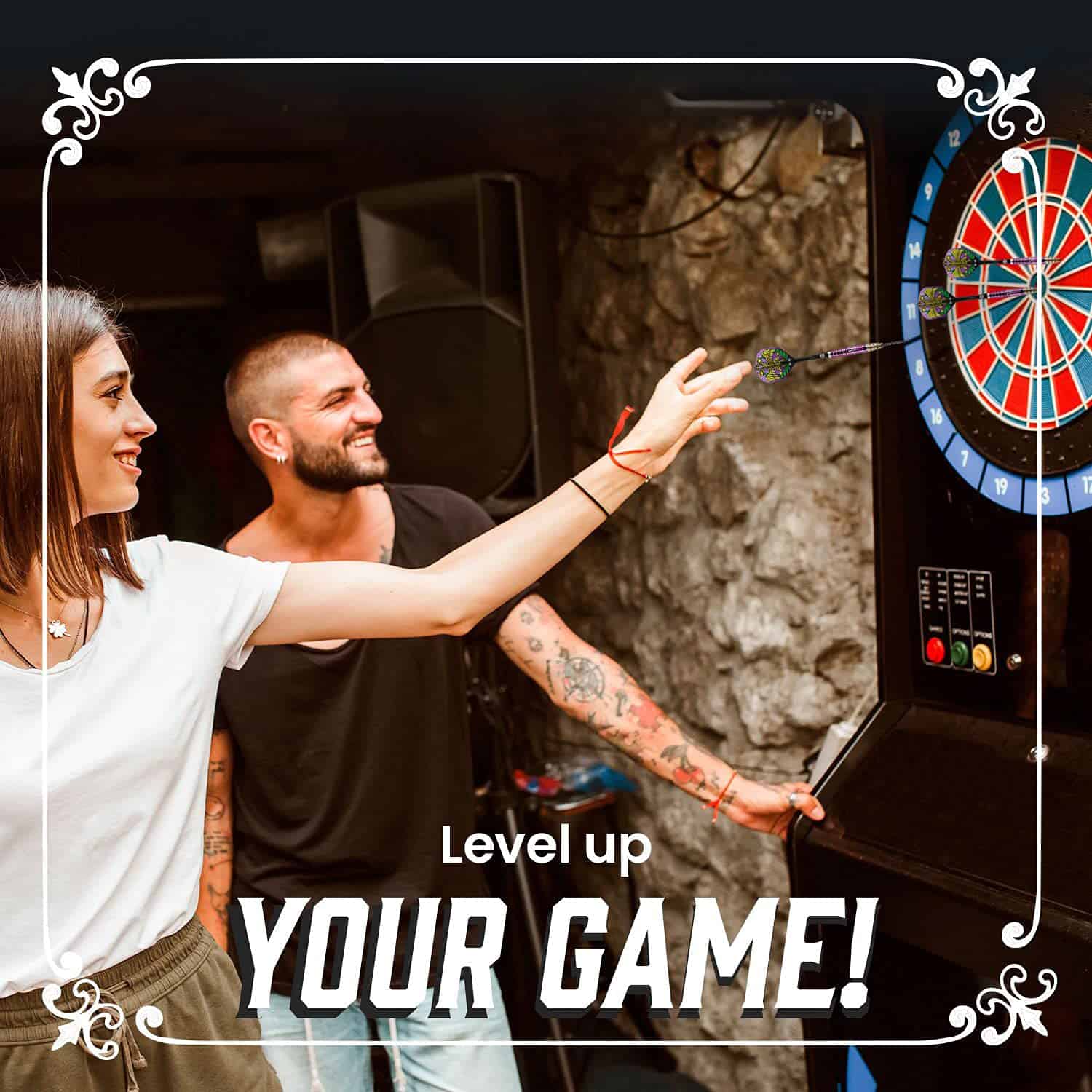 Dardos de Punta de Acero Shot, Tipu -Negro - Imagen 5