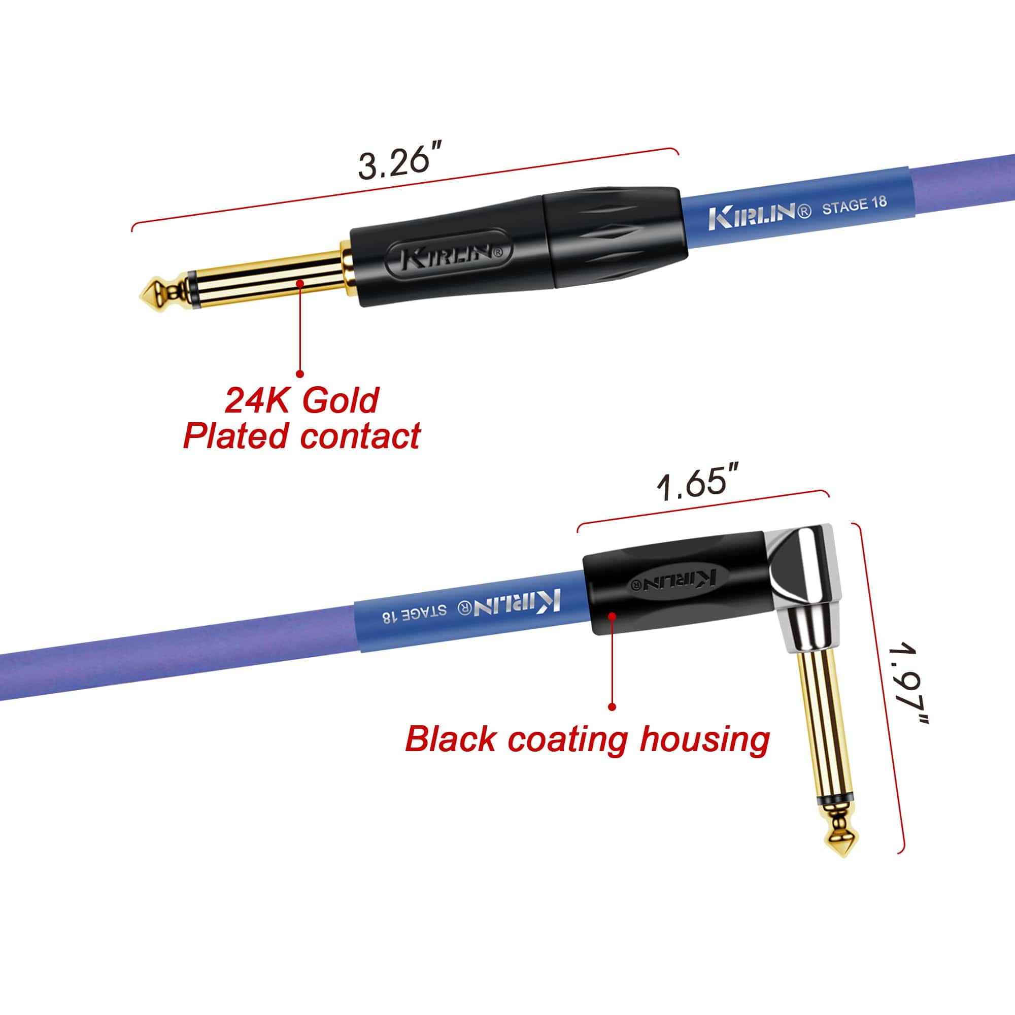 Cable de Instrumento de Bobina Premium KIRLIN - Imagen 5