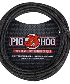 Cable de Instrumento Serie Vintage Pig Hog, Negro Tejido,