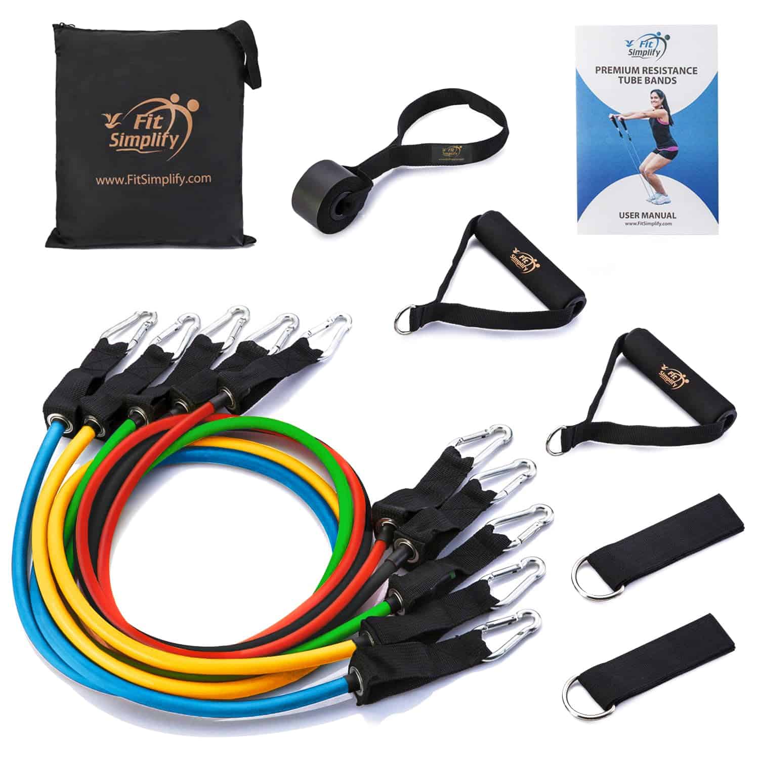 Set de Bandas de Tubos de Resistencia Fit Simplify de 12