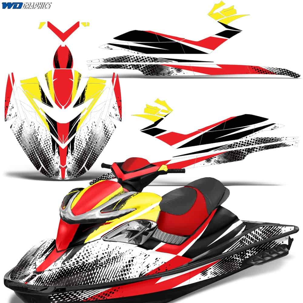 Kit de Calcomanías para Jet Ski Sticker Decal Compatible - Imagen 3