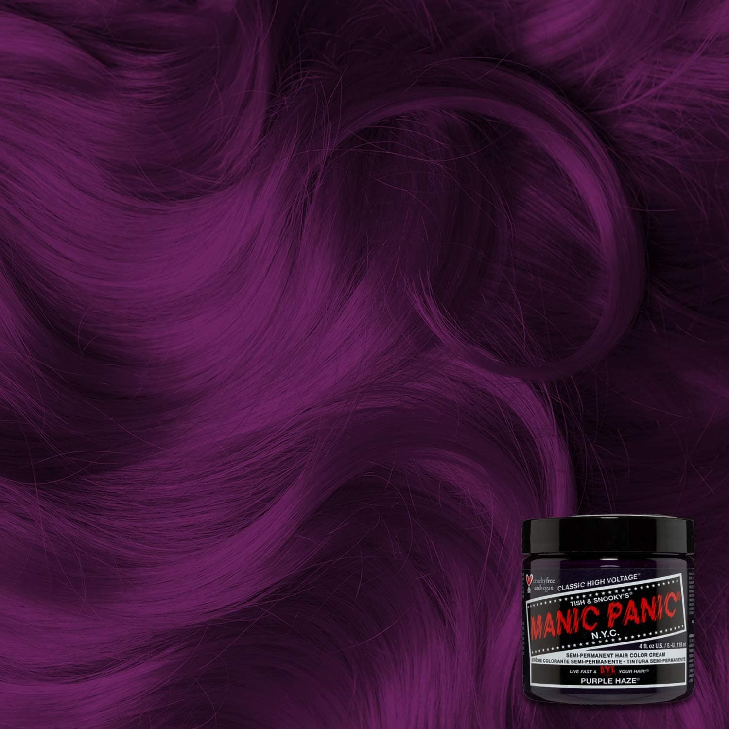 MANIC PANIC Classic Purple Haze Tinte Semipermanente - - Imagen 4