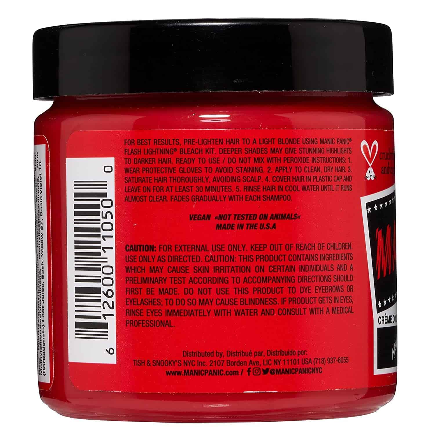 MANIC PANIC Classic Red Passion Tinte para el Cabello Semi - Imagen 3