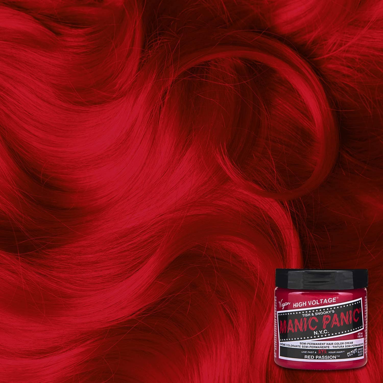 MANIC PANIC Classic Red Passion Tinte para el Cabello Semi - Imagen 4