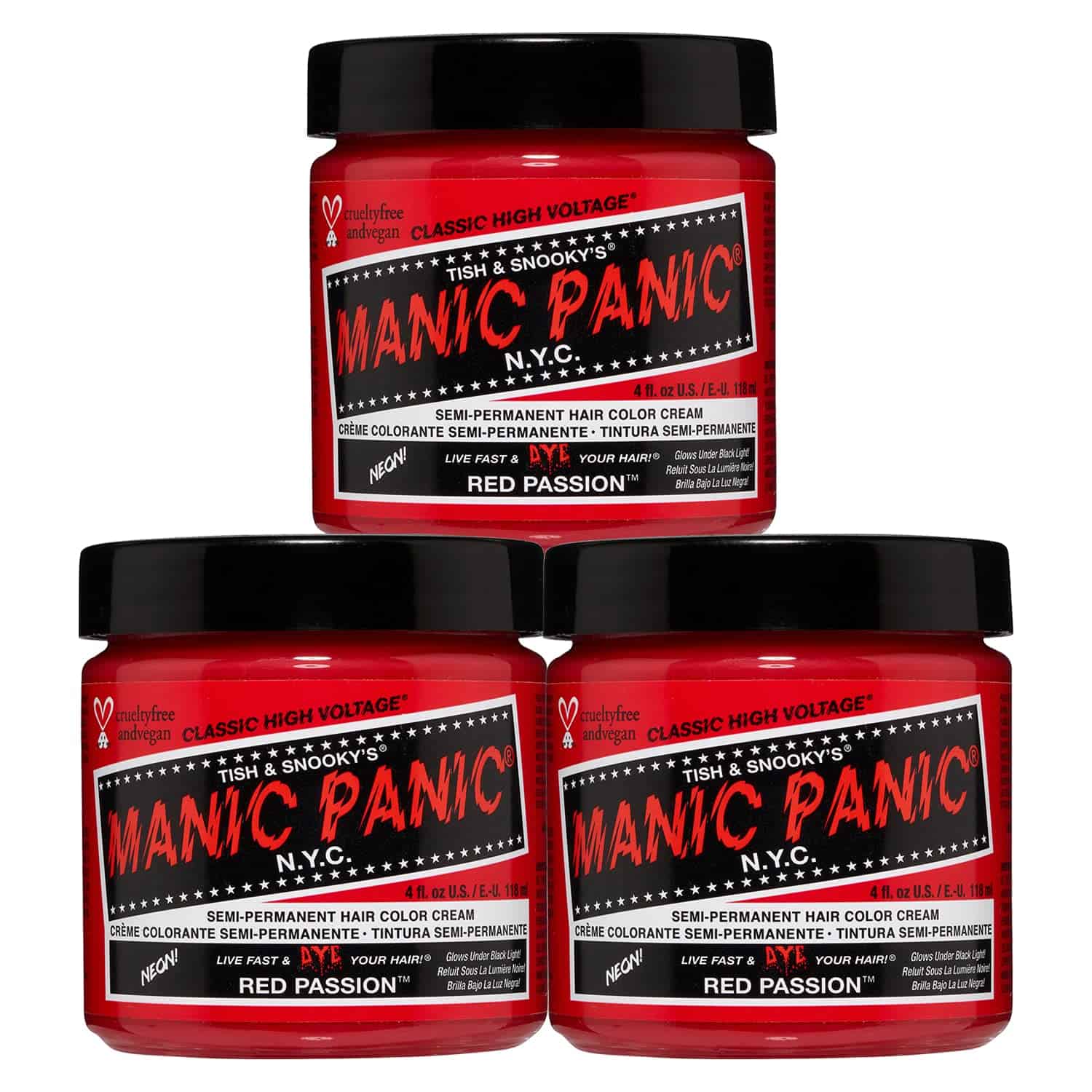 MANIC PANIC Classic Red Passion Tinte para el Cabello Semi