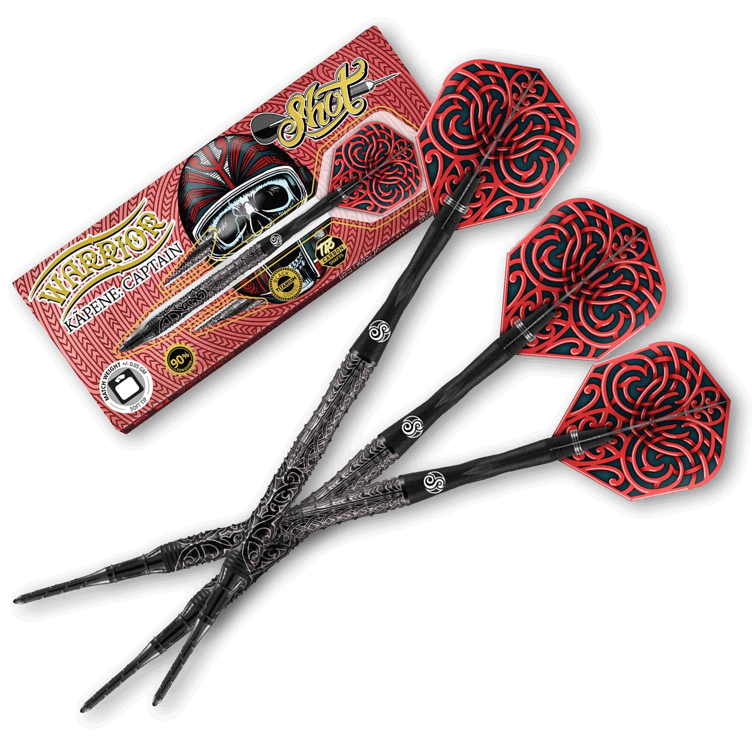 Dardos de Punta Suave Shot, Guerrero Kapene (18g/20g),