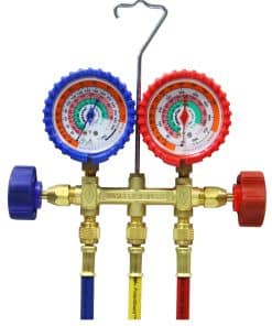 Imperial Tool 420C Manifold R22 2-Valve Latón, R404A, R410A