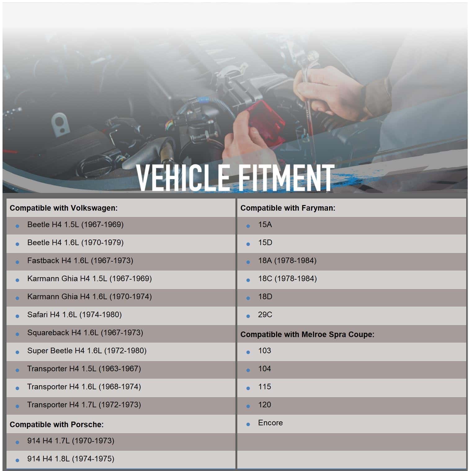 Nuevo arranque compatible con Porsche 914 1.7L 1970-1973, - Imagen 5